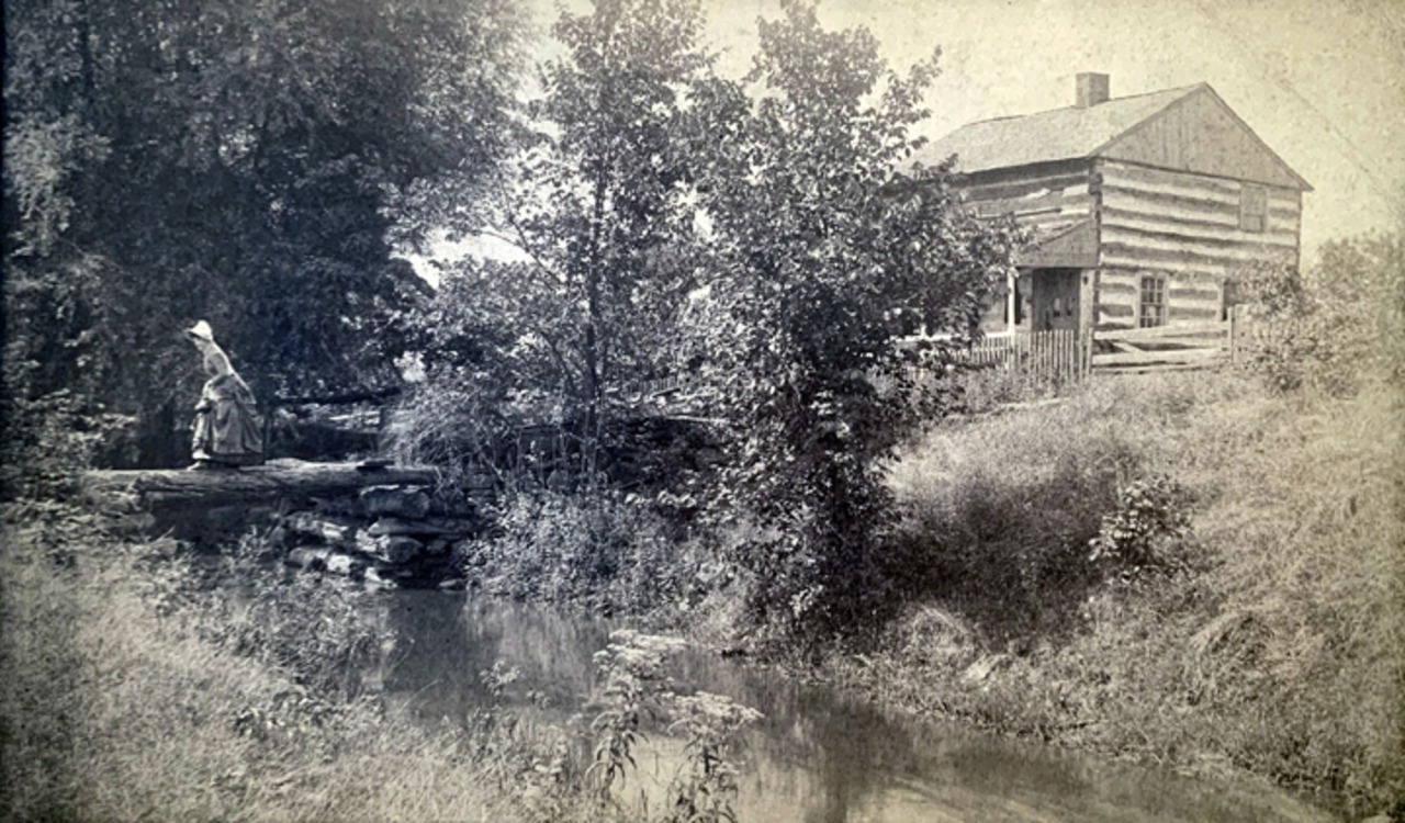 Early Cleveland settler cabin